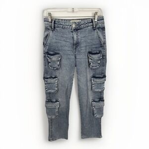 LoveGen Jeans Women's Size 5/28 (28x29) GenZ Cargo Streetwear Light Denim